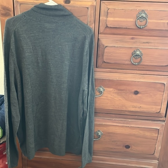 NWT Nordstrom Plus Women’s Gray 100% Washable Merino Wool Sweater Size 3XL - Picture 4 of 7